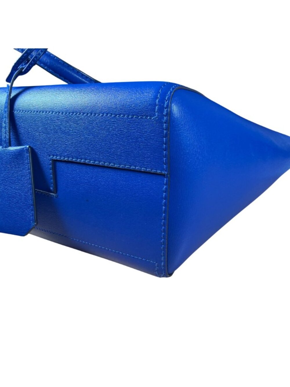 Tory Burch Blue Leather Parker Tote Shoulder Bag - Picture 5 of 10